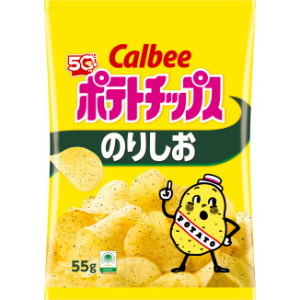 カルビー　ポテトチップス　のりしお 55ｇ