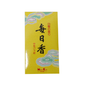 日本香堂　毎日香バラ　中型 150g