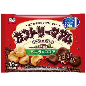 不ニ家　カントリーマアム　バニラ＆ココア　 18枚入