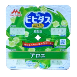 森永乳業 ビヒダスヨーグルト　アロエ 75g&times;4P