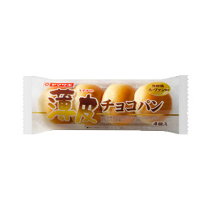 ヤマザキ　薄皮チョコパン 4個入