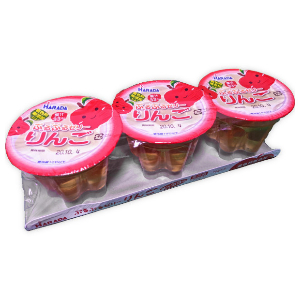 原田乳業　ぷるぷるゼリーりんご 75g&times;3